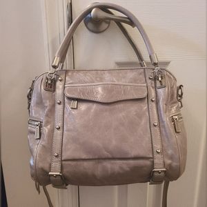 Rebecca Minkoff Cupid Light Gray Satchel Bag